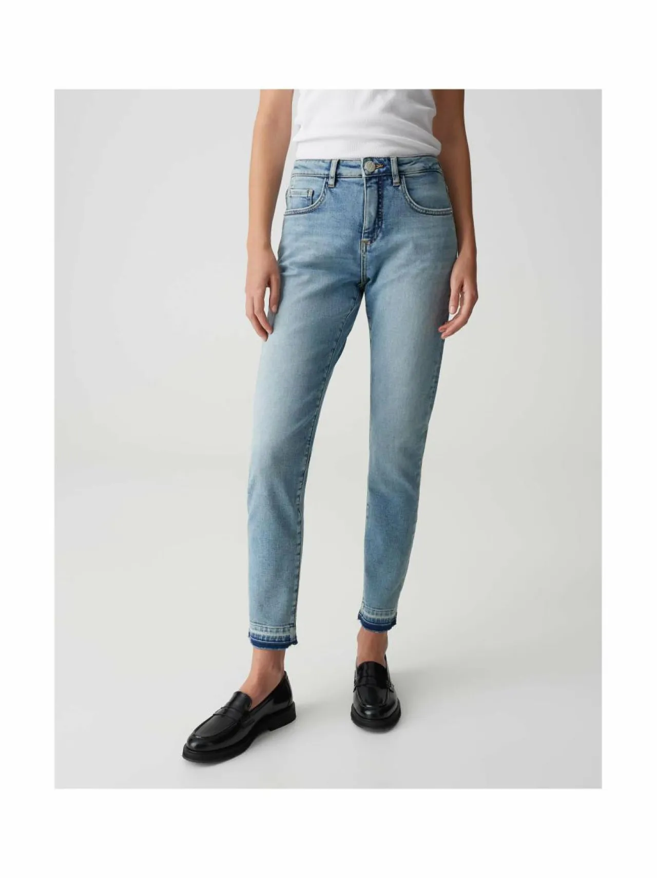 Farkut<Opus 185 Evita Urban Slim Fit -farkut 70227 LIGHT CONFIDENT BLUE
