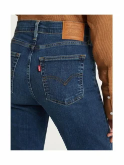 Farkut<Levi's 724 high rise straight -farkut 227 DARK INDIGO WORN IN