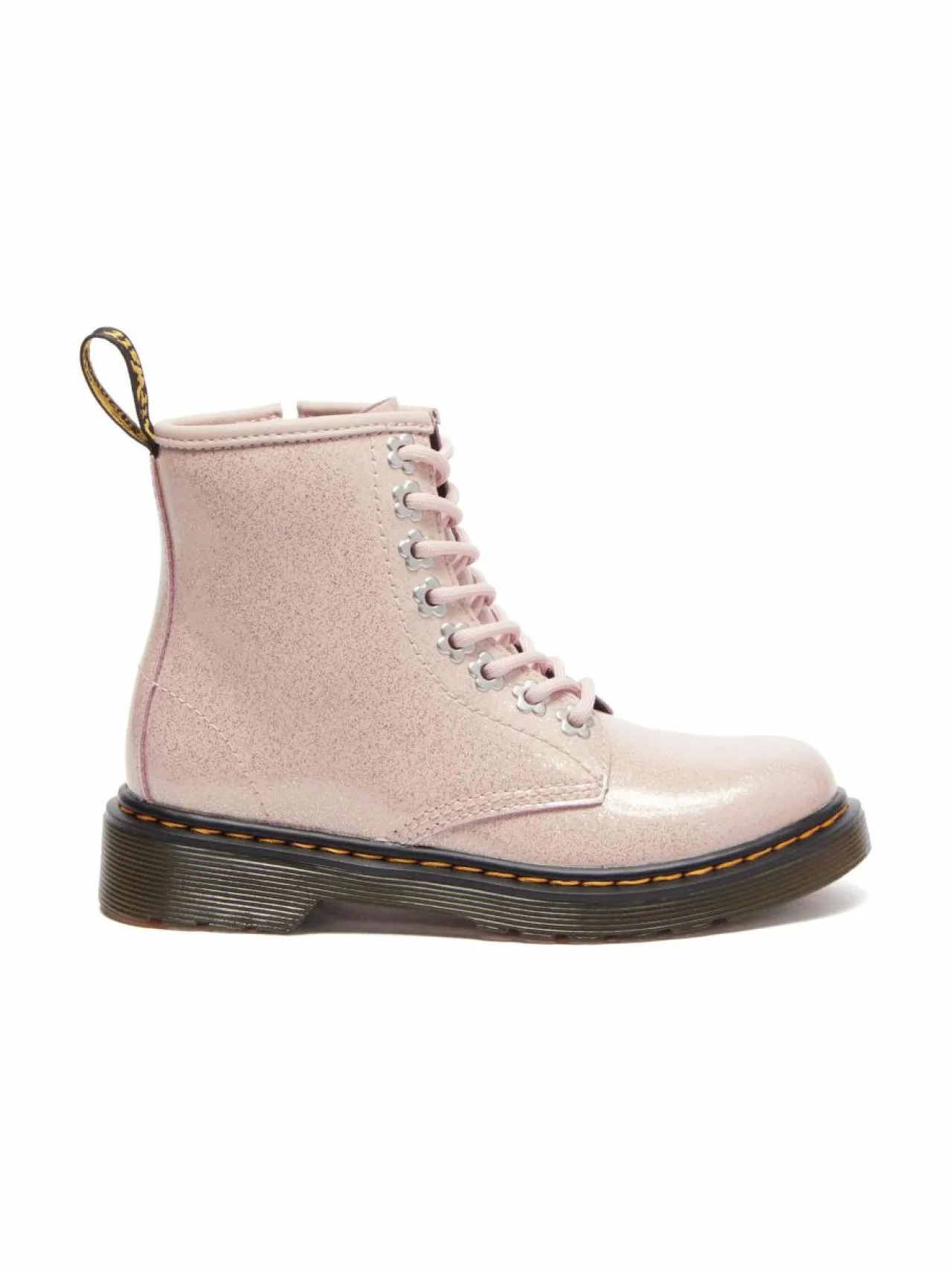 Talvikengät<Dr. Martens 1460 Junior Glitter -nahkanilkkurit POWDER PINK
