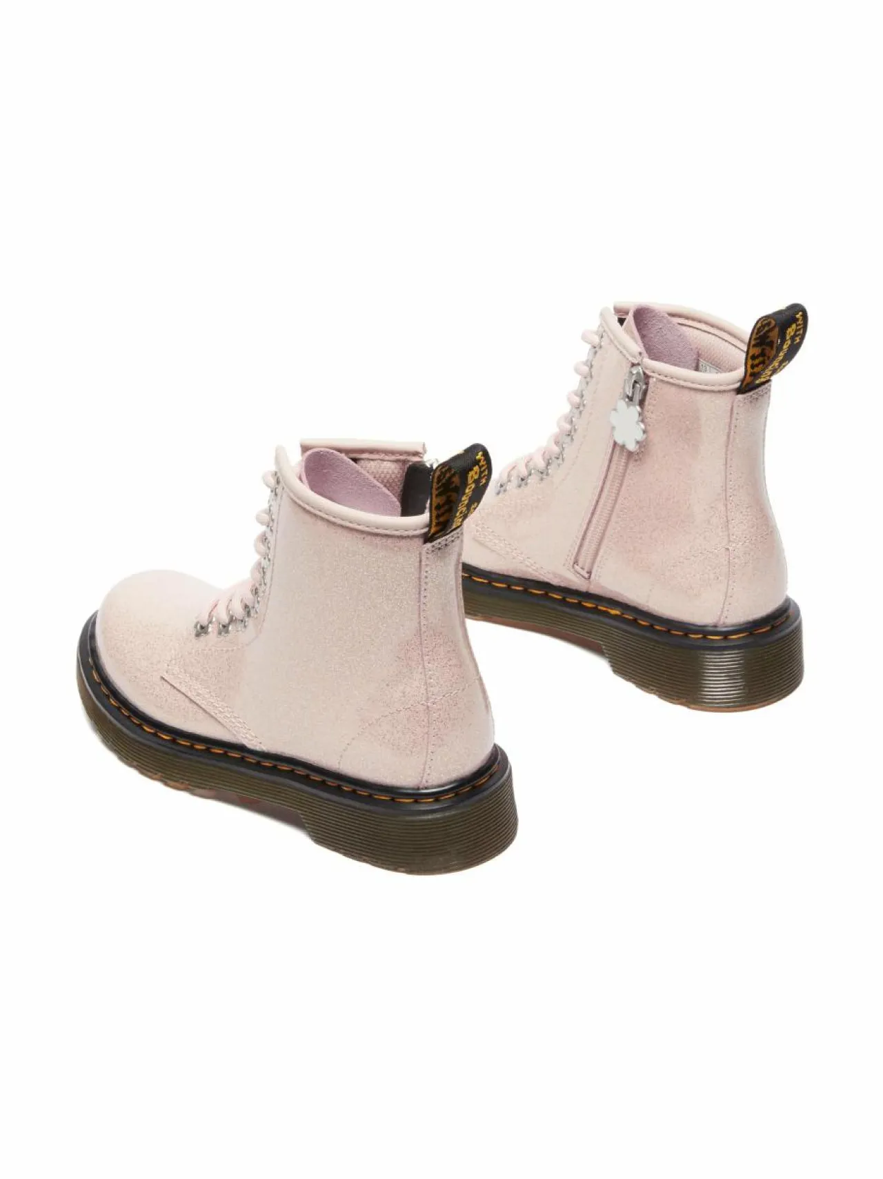 Talvikengät<Dr. Martens 1460 Junior Glitter -nahkanilkkurit POWDER PINK