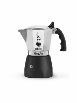 Tee, Kahvi & Vesi<Bialetti 4 kupin Brikka-mutteripannu BLACK