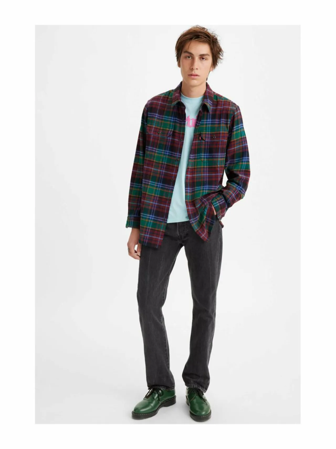 Farkut<Levi's 501 LevisOriginal -farkut Z7087 BLACK WORN IN