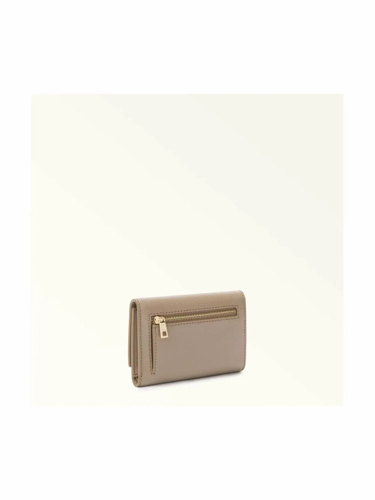 Lompakot & Kotelot<Furla 1927 M Compact -nahkalompakko 2572S STUCCO GRAY