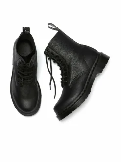 Nilkkurit<Dr. Martens 1460 Pascal Virginia Mono -nahkanilkkurit BLACK