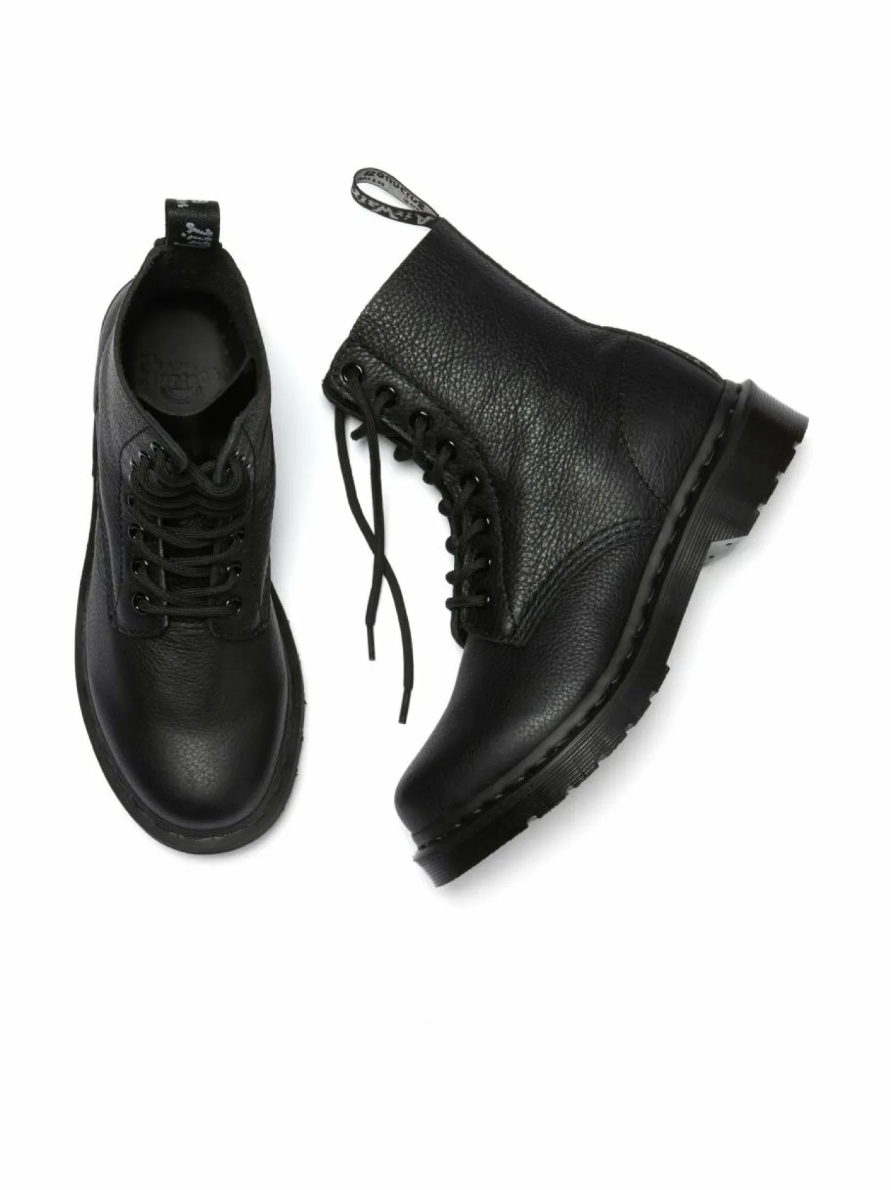 Nilkkurit<Dr. Martens 1460 Pascal Virginia Mono -nahkanilkkurit BLACK