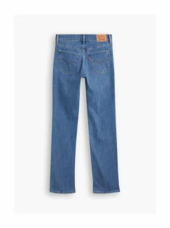 Farkut<Levi's 300 314 Shaping Straight -farkut 242 LIGHT INDIGO WORN IN
