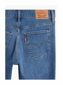 Farkut<Levi's 300 314 Shaping Straight -farkut 242 LIGHT INDIGO WORN IN