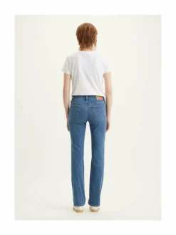 Farkut<Levi's 300 314 Shaping Straight -farkut 242 LIGHT INDIGO WORN IN