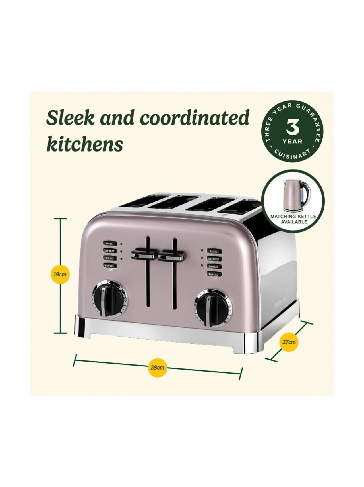 Cuisinart 4 Slice Toaster -leivänpaahdin^ Muut Keittiölaitteet
