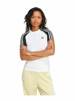 adidas Originals 3 Stripes Slim t-paita^ Paidat, Hupparit & Colleget