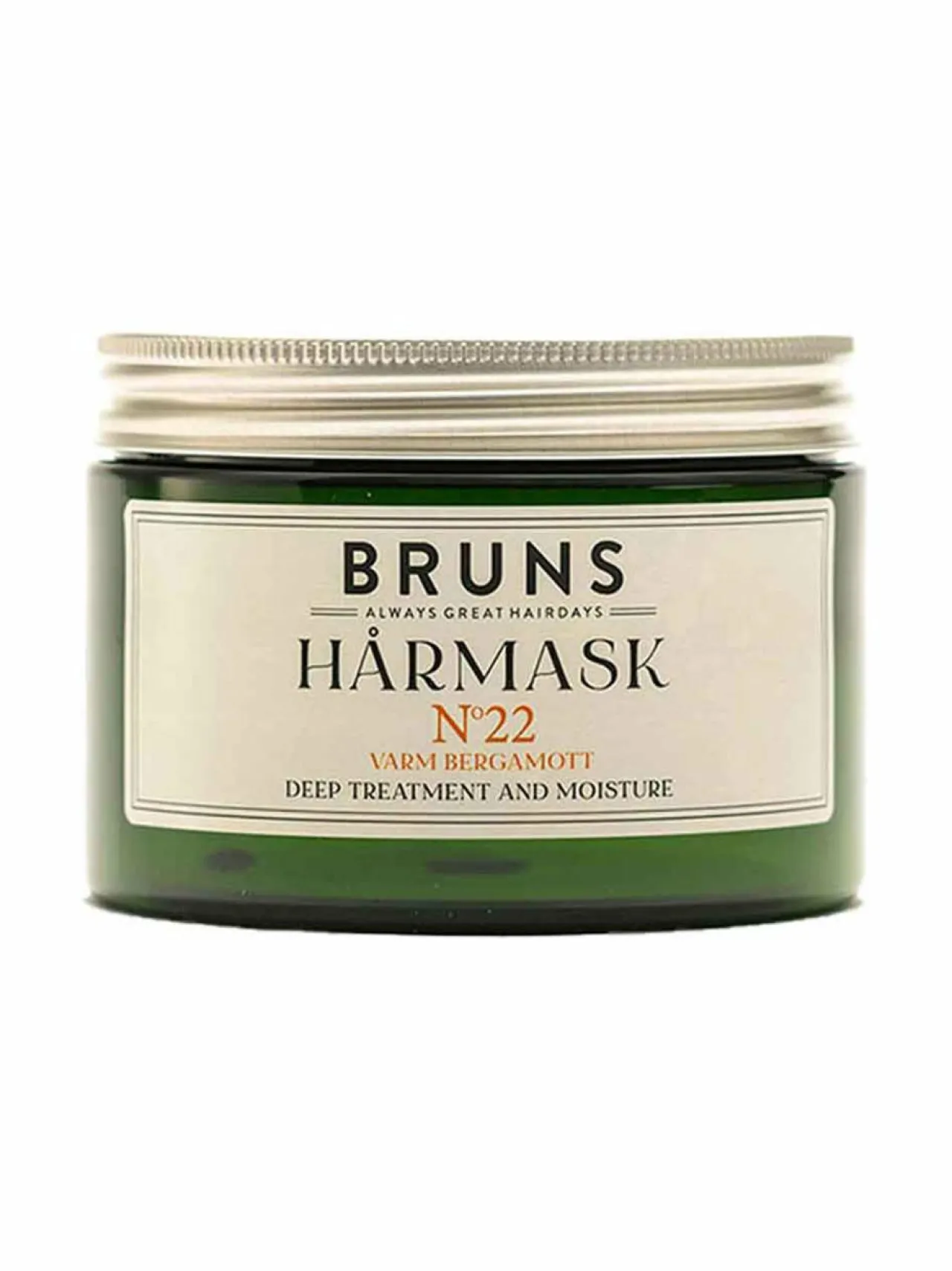 Bruns Products №22 Warm Bergamot Hårmask -ravitseva hiusnaamio^ Hiustenhoito