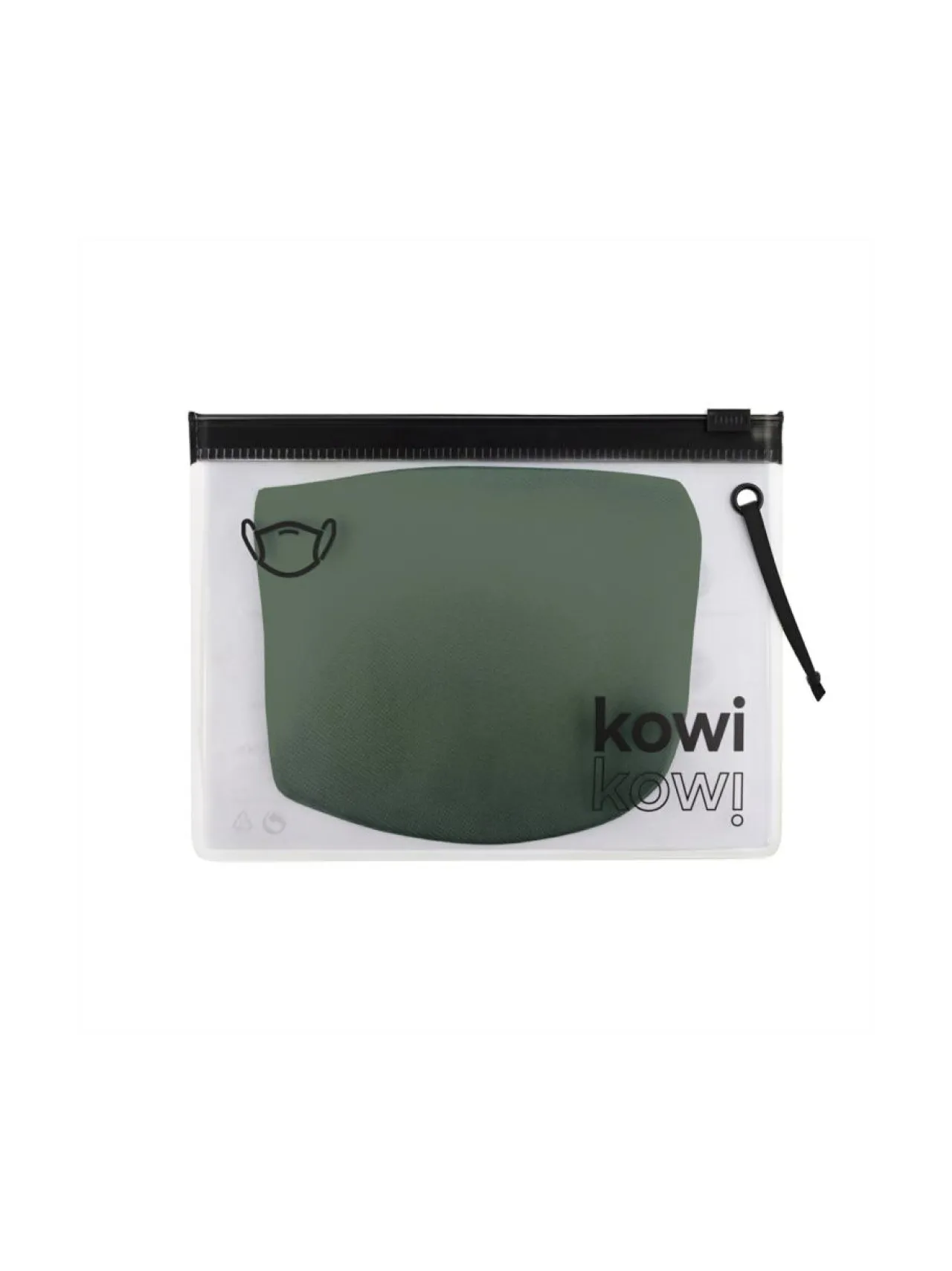 Kasvomaskit<Kowi Kowi A Forest Green - Kasvomaski 3kpl VIHREÄ