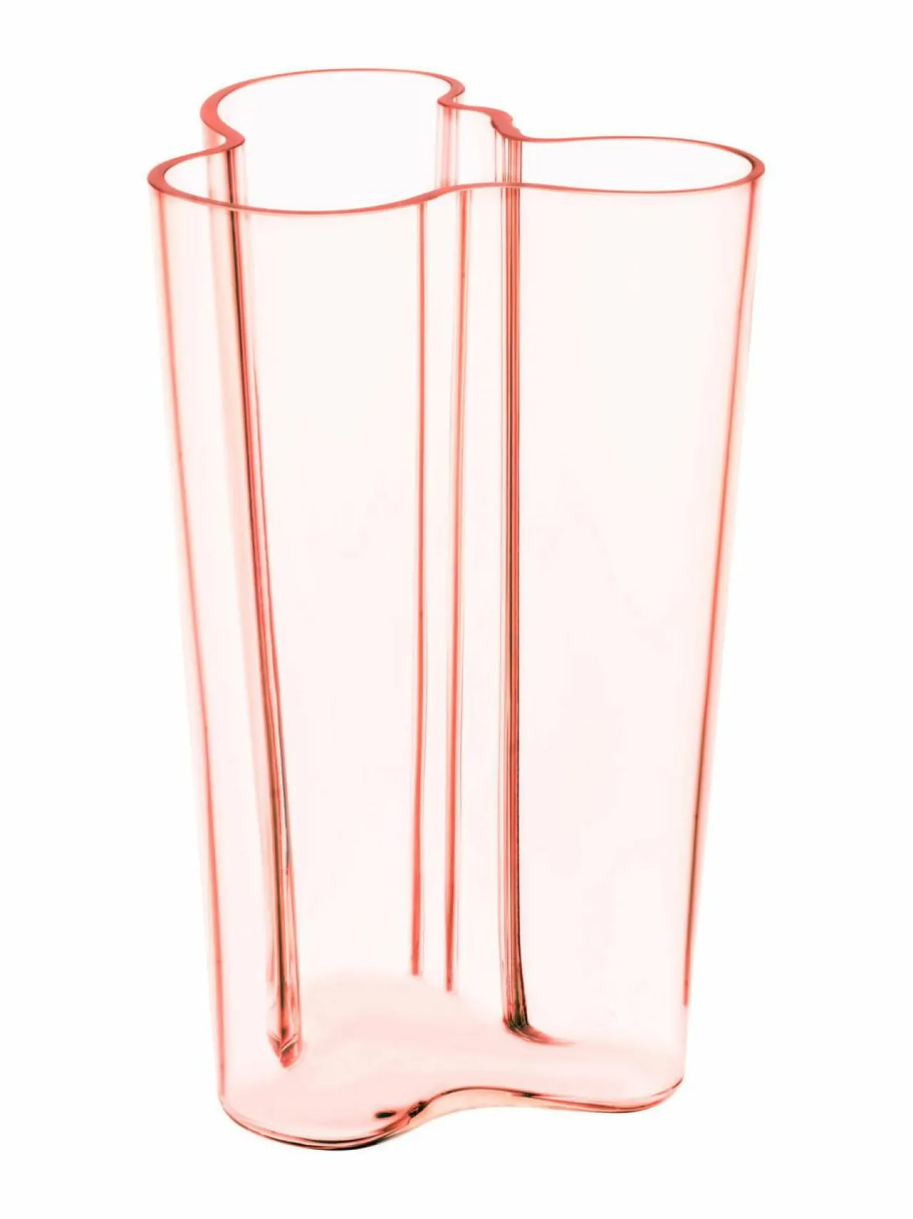 Koriste-Esineet<Iittala Aalto Finlandia -maljakko 251 mm LOHENPUNAINEN