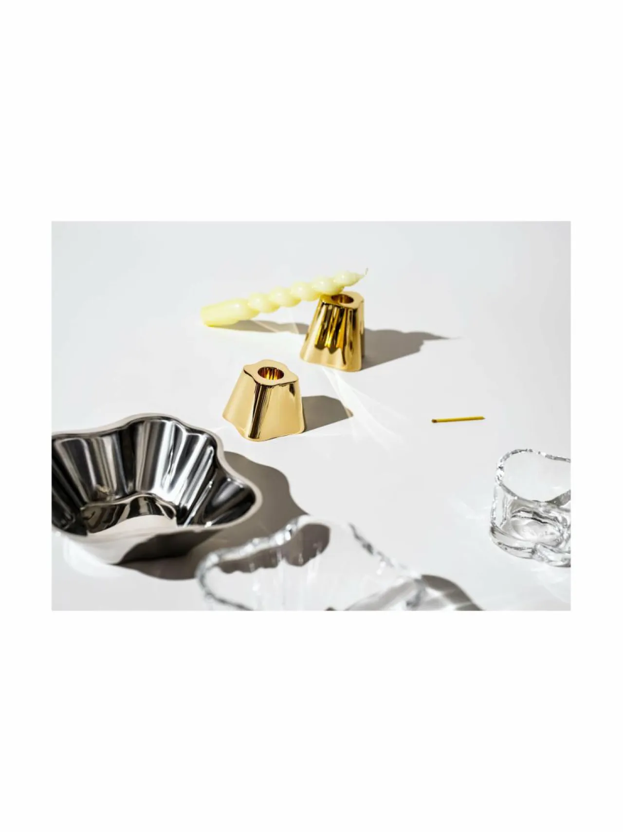 Kynttilät & Lyhdyt<Iittala Aalto-kynttiläjalka 50 mm BRASS