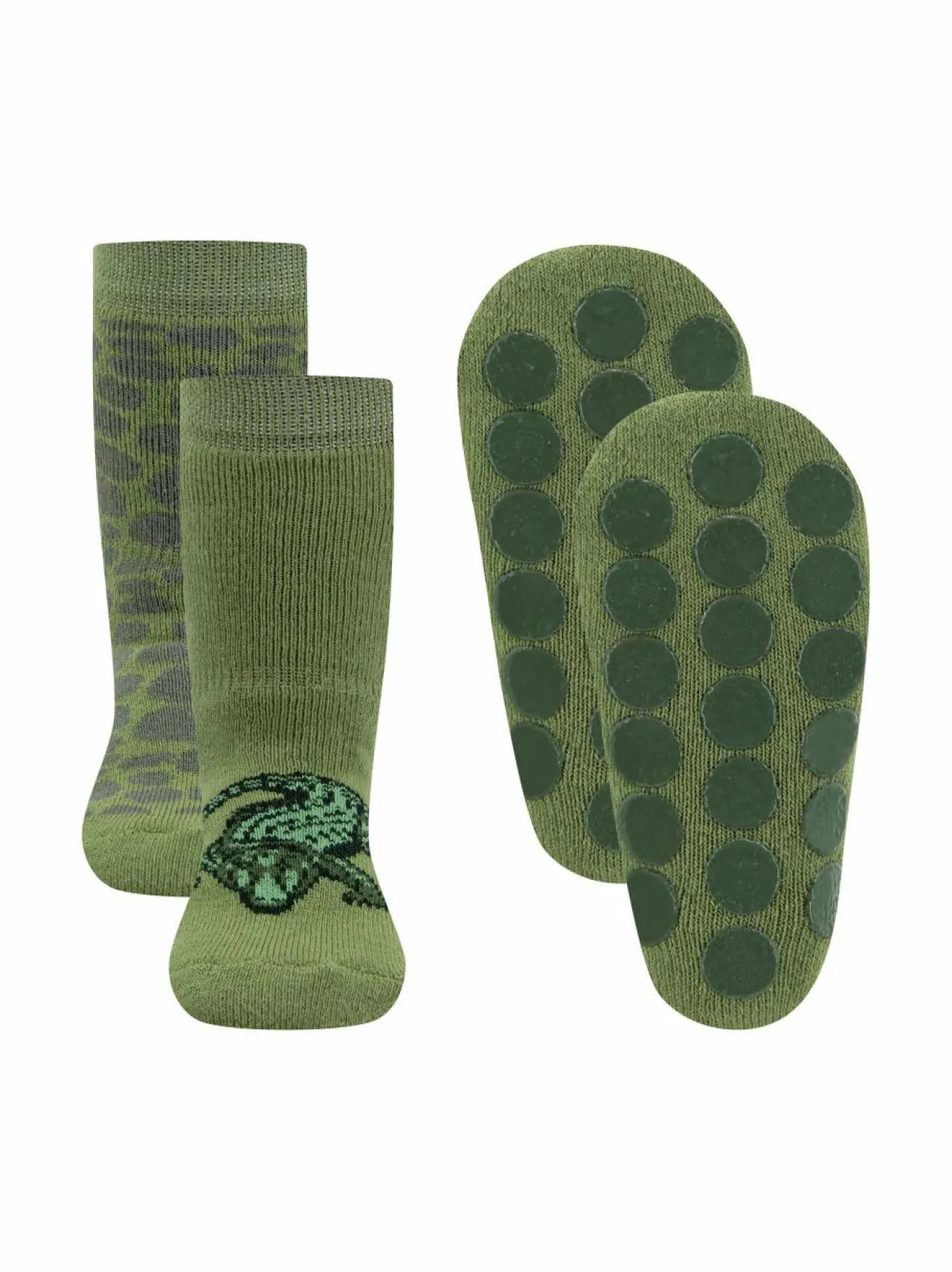 Sukat & Sukkahousut<Ewers ABS Crocodile -liukuestesukat 2-pack 2 GREEN