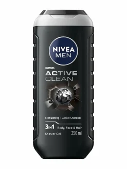 Vartalonhoito|Vartalonhoito<NIVEA MEN Active Clean Shower Gel -suihkugeeli, 250ml