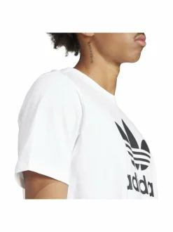 Paidat, Hupparit & Colleget<adidas Originals Adicolor Trefoil t-paita IV5353 WHITE