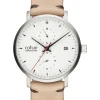Rohje Adventurister White -rannekello, vaalea poronnahkaranneke^ Kellot