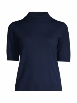 Neuleet<ESSENTIALS by Stockmann Agatha-merinoneulepusero DK.NAVY 221884