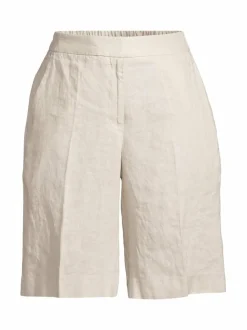 Housut<ESSENTIALS by Stockmann Agatha-pellavashortsit BEIGE