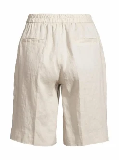Housut<ESSENTIALS by Stockmann Agatha-pellavashortsit BEIGE