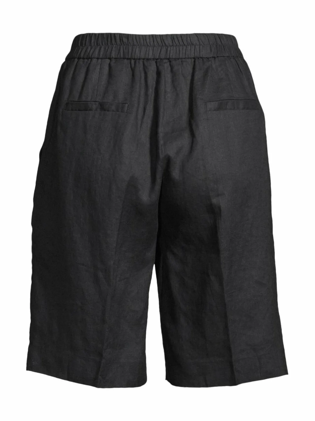 Housut<ESSENTIALS by Stockmann Agatha-pellavashortsit BLACK