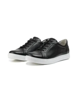 Tennarit & Sneakerit<Pomar AHO Miesten sneakerit BLACK GRAINY NAPPA/5543 SOLE