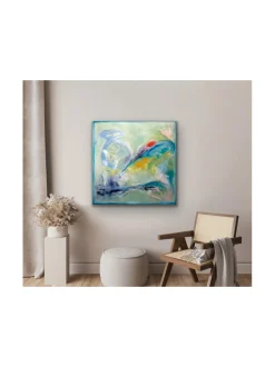 Taulut & Julisteet<Pia Rydman Art Aina ja ikuisesti, 100x100cm, öljyvärimaalaus, Pia Rydman