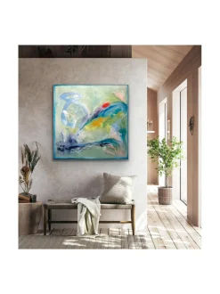 Taulut & Julisteet<Pia Rydman Art Aina ja ikuisesti, 100x100cm, öljyvärimaalaus, Pia Rydman