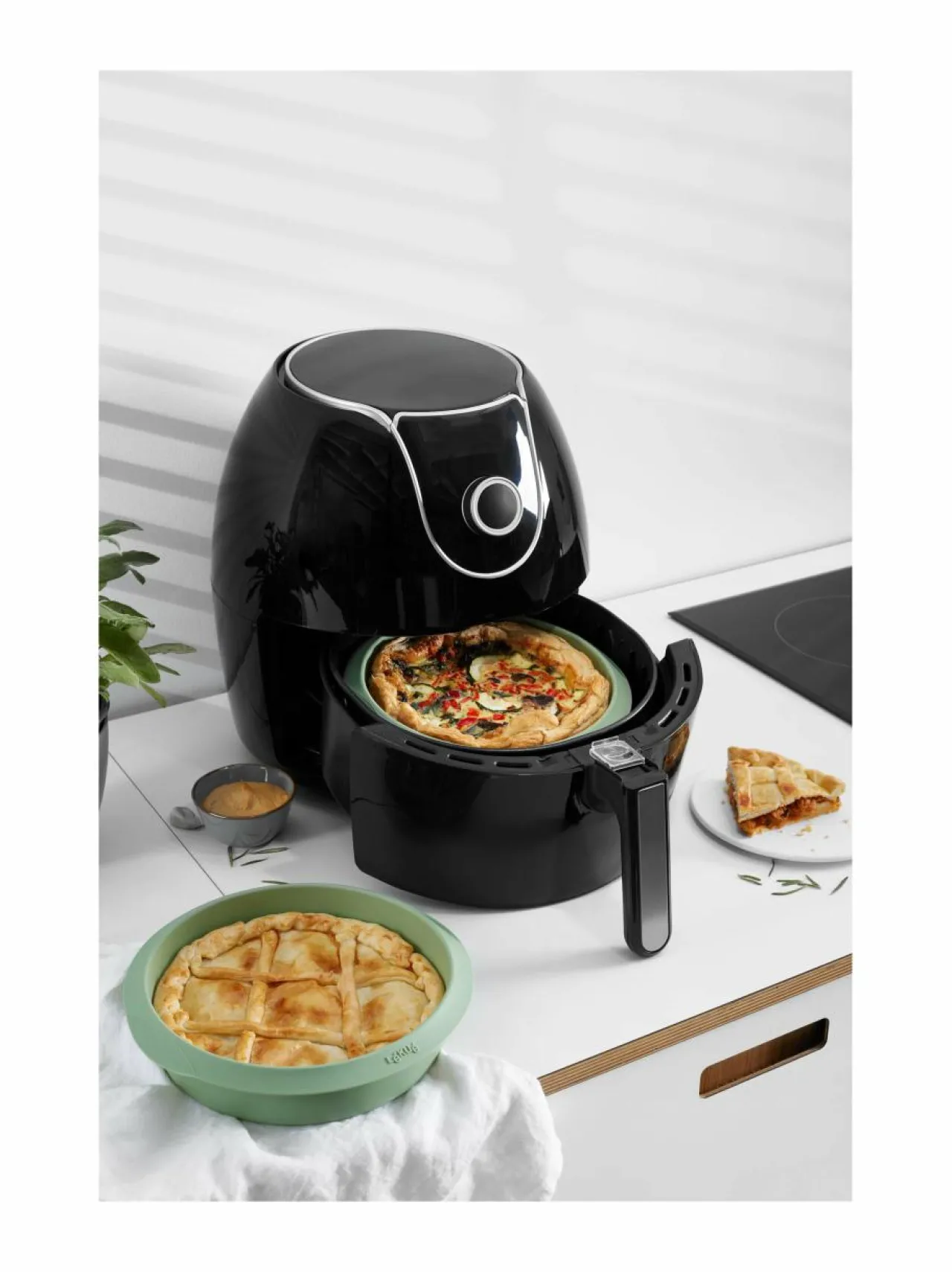 Lékué Air Fryer vuoka, 20cm^ Keitto- & Paistoastiat