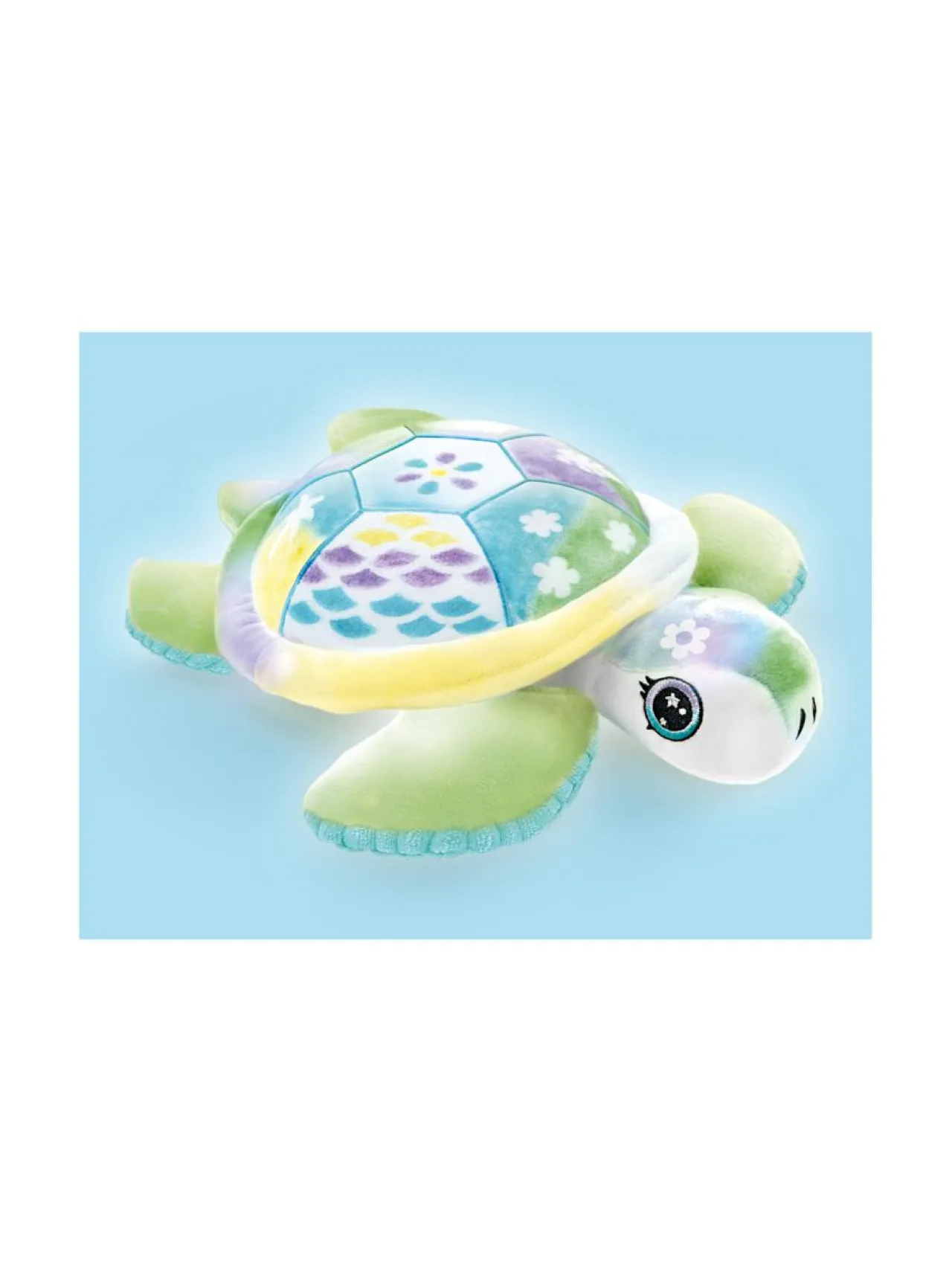 Luovuus & Oppiminen<AIRBRUSH PLUSH Pehmeä kilpikonna ja kynäruisku, 25 cm