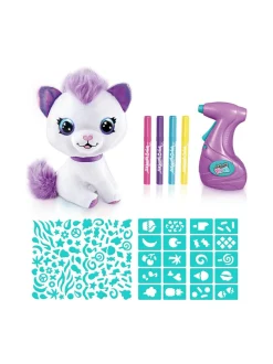 Luovuus & Oppiminen<AIRBRUSH PLUSH Pehmokissanpentu ja kynäruisku, 25 cm