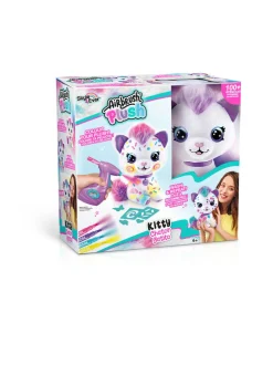 Luovuus & Oppiminen<AIRBRUSH PLUSH Pehmokissanpentu ja kynäruisku, 25 cm