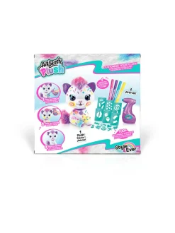 Luovuus & Oppiminen<AIRBRUSH PLUSH Pehmokissanpentu ja kynäruisku, 25 cm