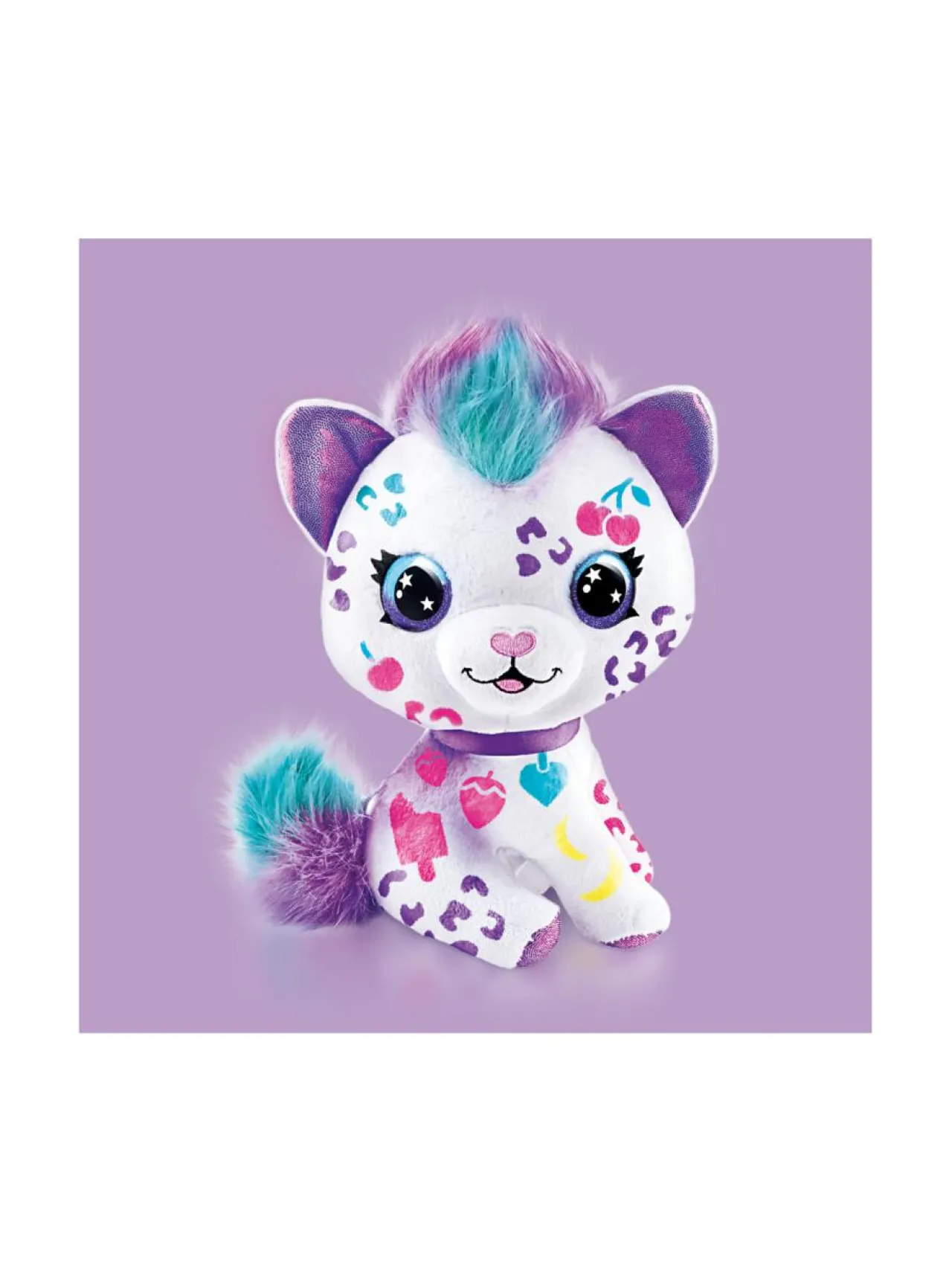 Luovuus & Oppiminen<AIRBRUSH PLUSH Pehmokissanpentu ja kynäruisku, 25 cm