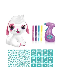 Luovuus & Oppiminen<AIRBRUSH PLUSH Pehmokoiranpentu ja kynäruisku, 26 cm