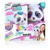 Luovuus & Oppiminen<AIRBRUSH PLUSH Pehmopanda ja kynäruisku, 25 cm