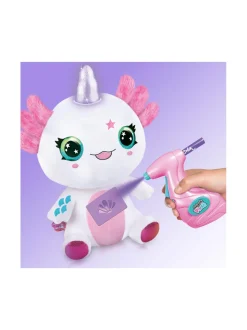 AIRBRUSH PLUSH Pehmoyksisarvisaksolotli ja kynäruisku^ Luovuus & Oppiminen