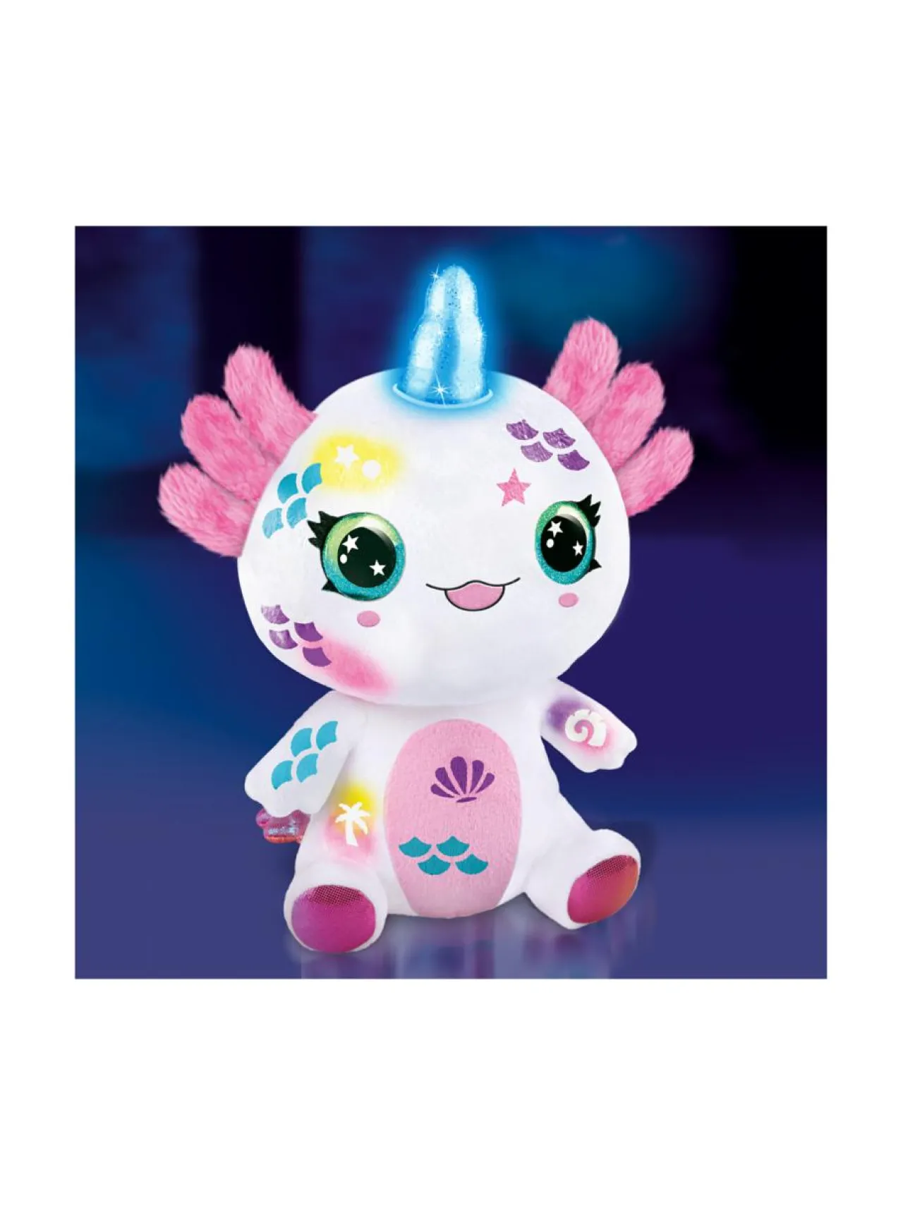 AIRBRUSH PLUSH Pehmoyksisarvisaksolotli ja kynäruisku^ Luovuus & Oppiminen