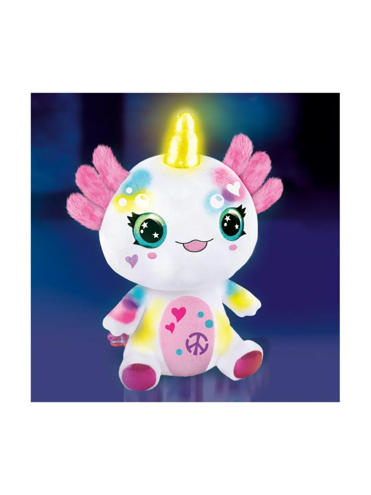 AIRBRUSH PLUSH Pehmoyksisarvisaksolotli ja kynäruisku^ Luovuus & Oppiminen