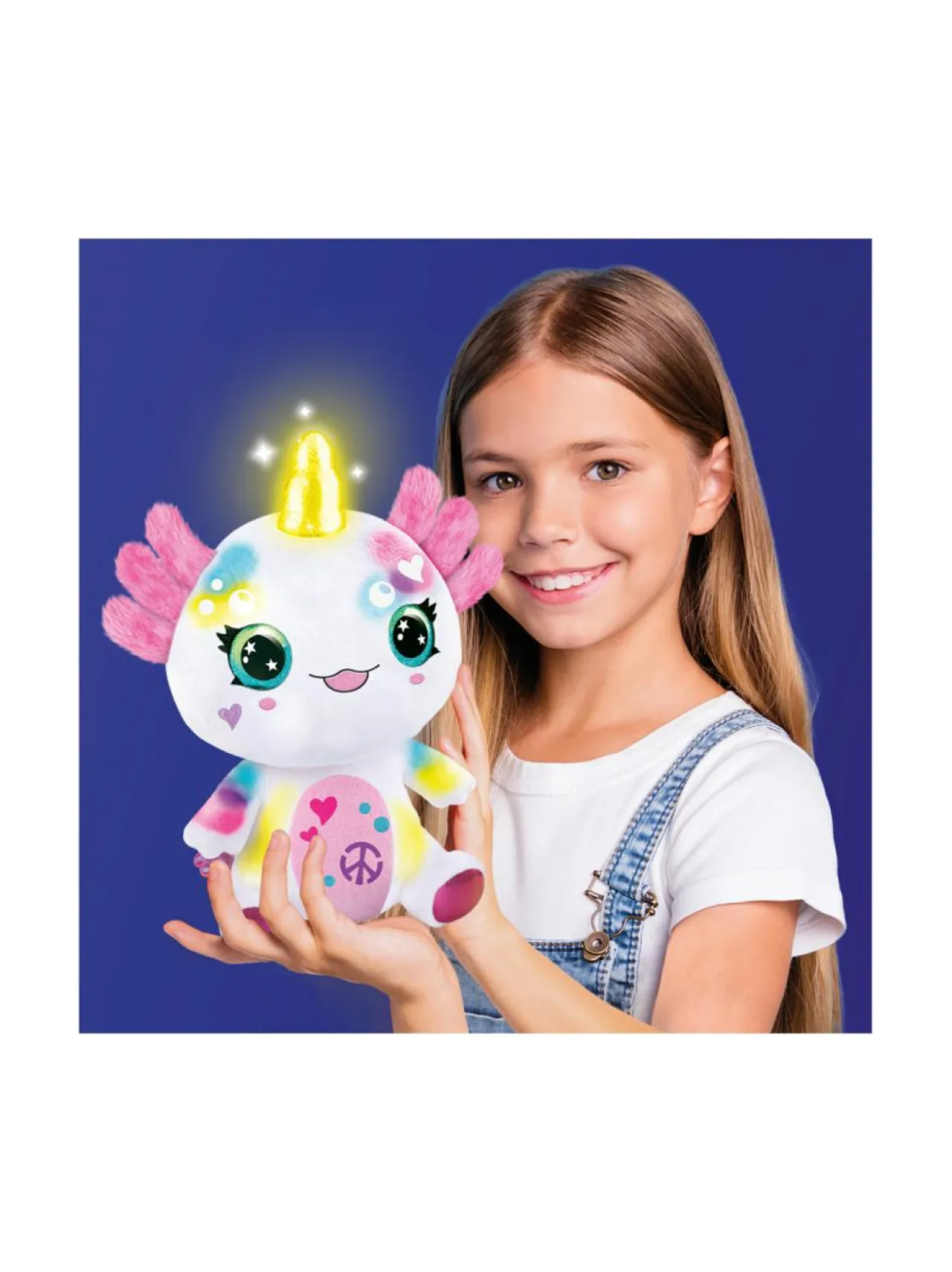 AIRBRUSH PLUSH Pehmoyksisarvisaksolotli ja kynäruisku^ Luovuus & Oppiminen