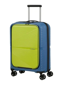 Matkalaukut & Tarvikkeet<American Tourister AIRCONIC SPINNER 55/20 ETUTASKULLA CORONET BLUE/LIME