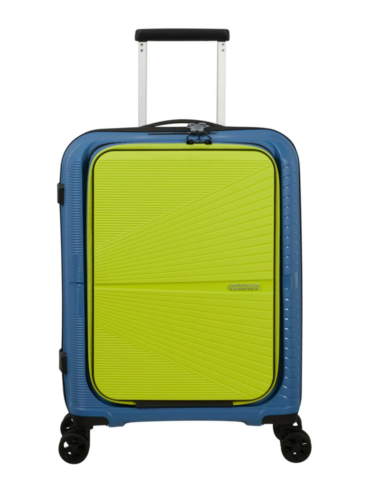 Matkalaukut & Tarvikkeet<American Tourister AIRCONIC SPINNER 55/20 ETUTASKULLA CORONET BLUE/LIME