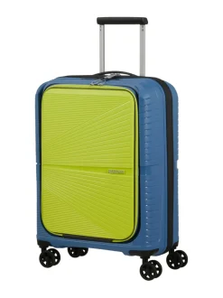 Matkalaukut & Tarvikkeet<American Tourister AIRCONIC SPINNER 55/20 ETUTASKULLA CORONET BLUE/LIME