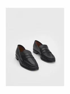 Kävelykengät & Loaferit<ATP ATELIER Airola-nahkaloaferit 900 BLACK