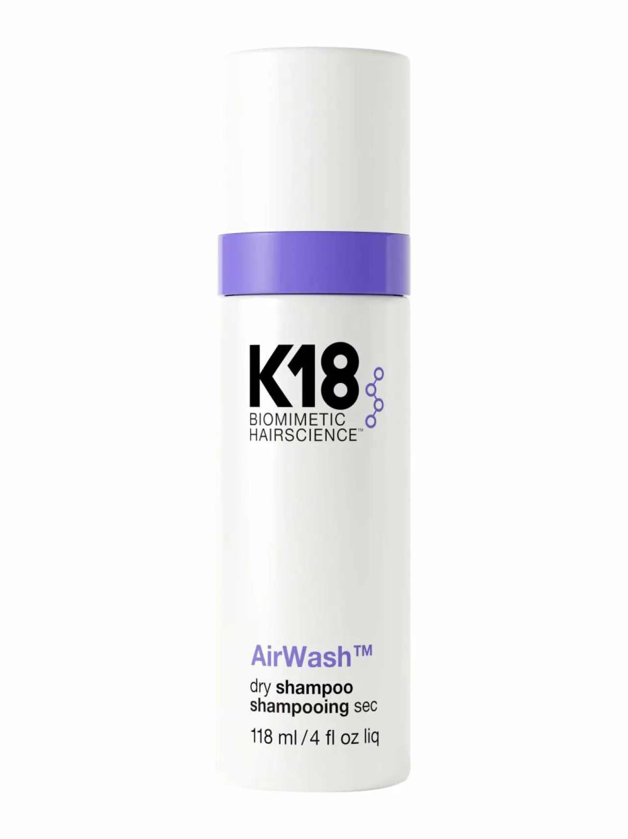 K18 AirWash™ Dry Shampoo -kuivashampoo^ Muotoilu & Viimeistely