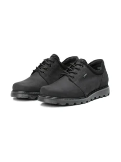 Kävelykengät & Loaferit<Pomar AITA Miesten GORE-TEX® Derby-kengät BLACK W/BL.SUEDE/5727 SOLE