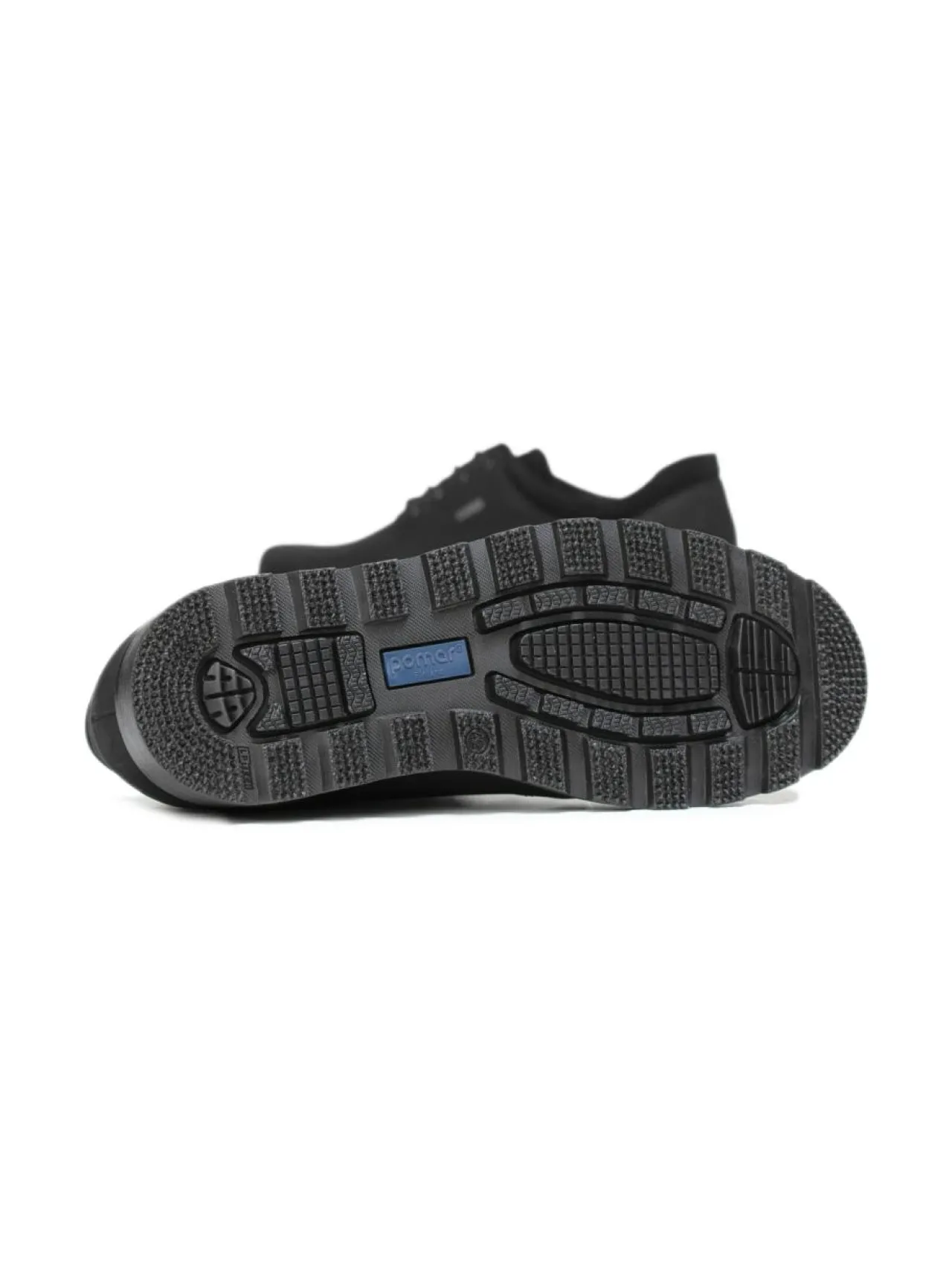 Kävelykengät & Loaferit<Pomar AITA Miesten GORE-TEX® Derby-kengät BLACK W/BL.SUEDE/5727 SOLE