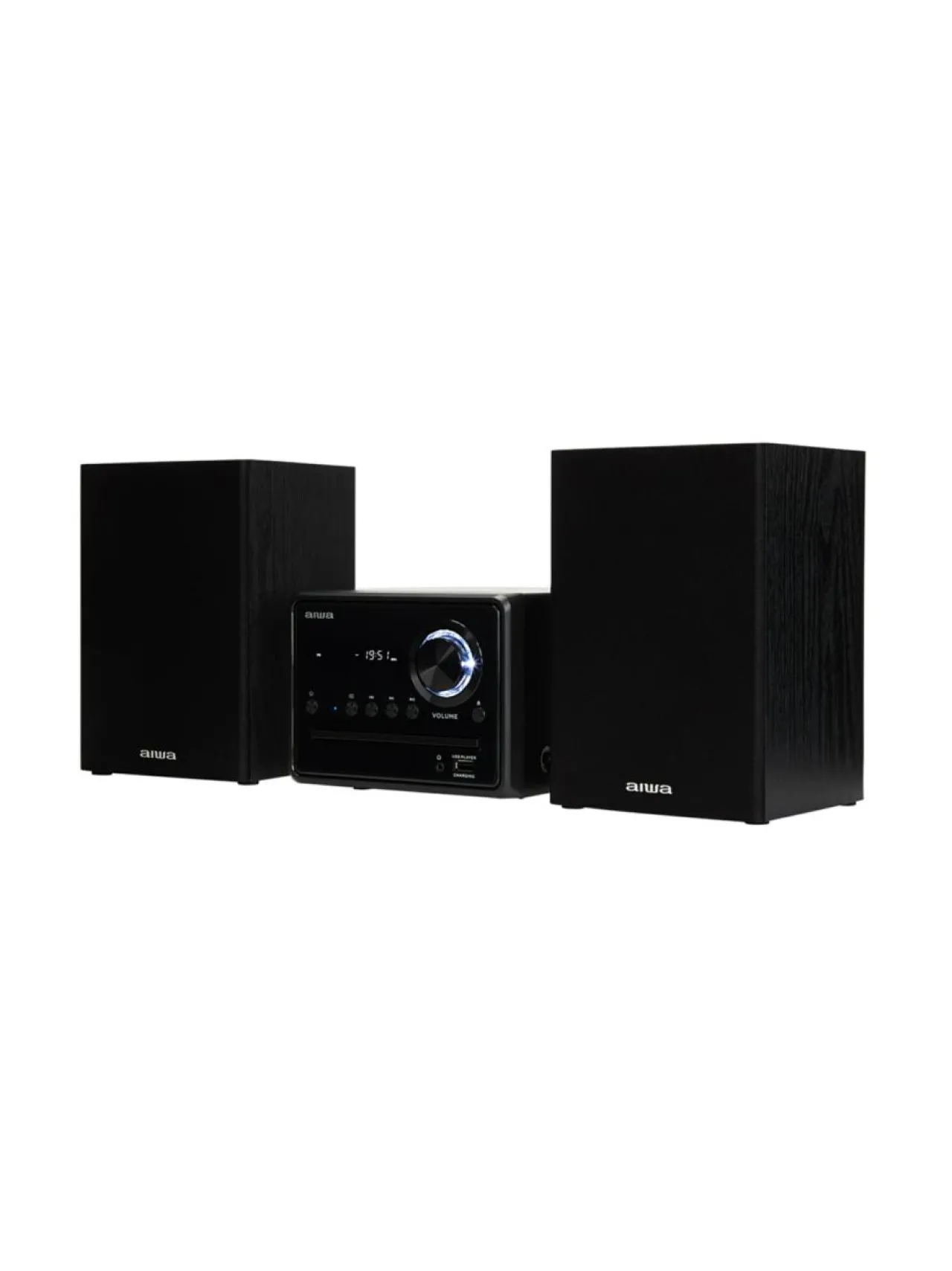 Audio<Aiwa MSBTU-300 Minisarja MUSTA