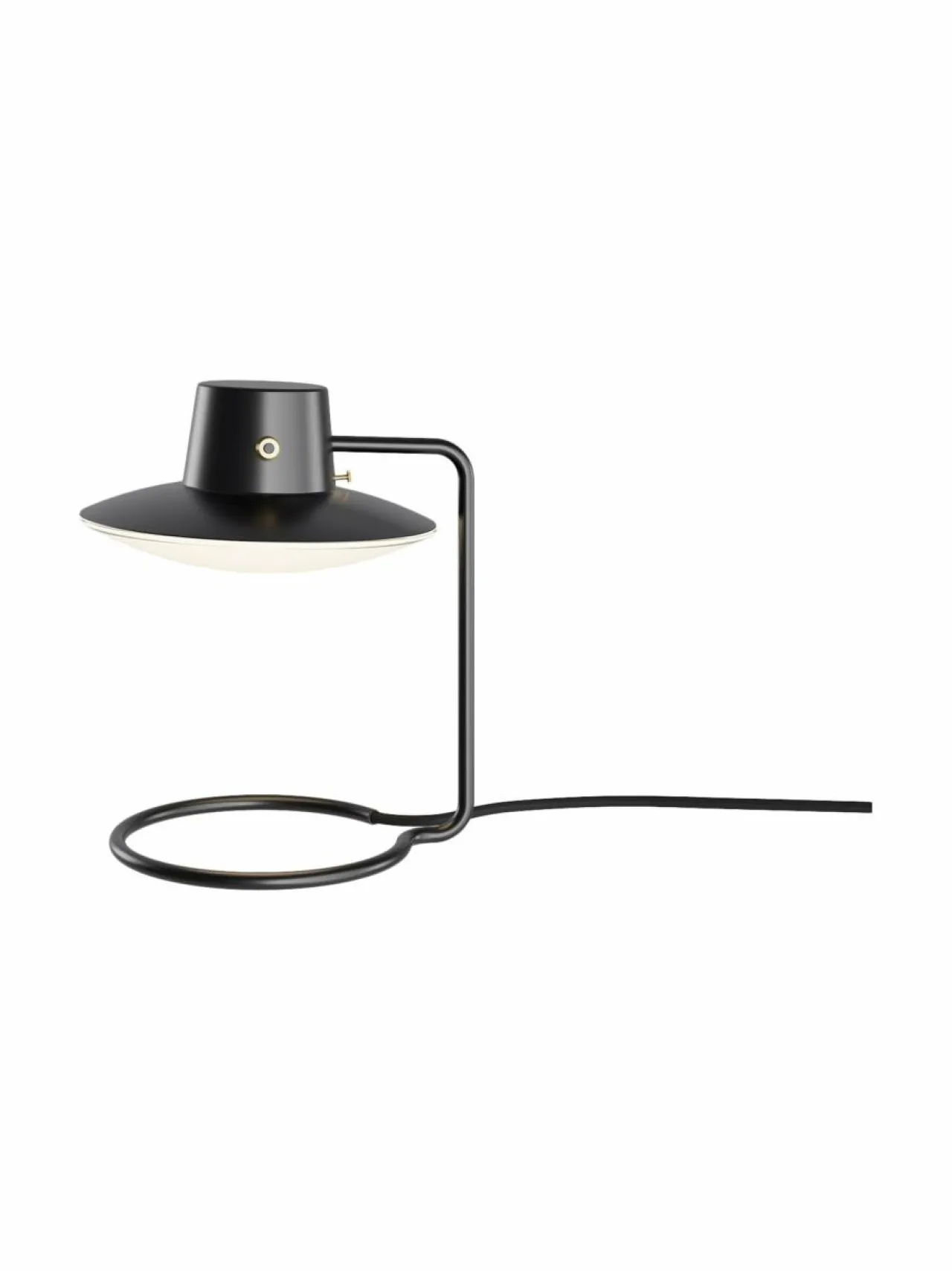 Pöytävalaisimet<Louis Poulsen AJ Oxford -pöytävalaisin 280 mm BLK METAL/OPAL GLASS